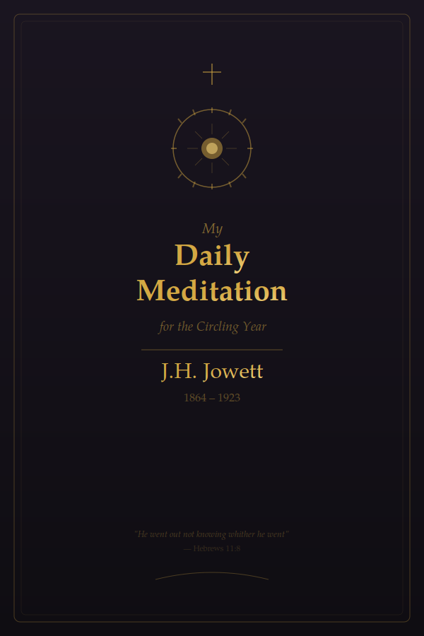 My Daily Meditation for the Circling Year